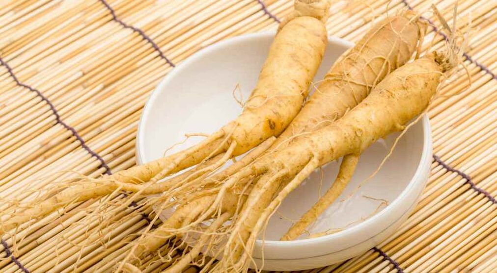 Ginseng root can cause insomnia in men